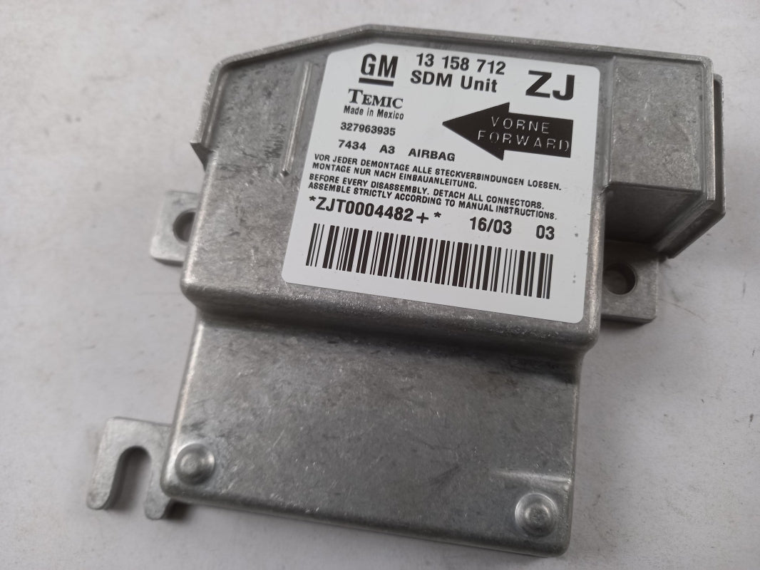 Original OE OPEL Airbag Steuergerät 93177229