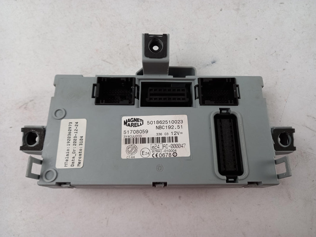 Original FIAT Stilo 01-07 Komfortsteuergerät 51708059