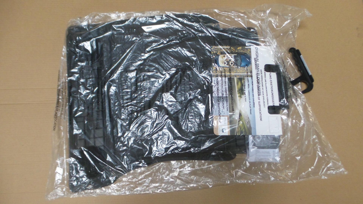 Original BMW X5 F15 X6 F16 Fußmattensatz Gummi (2 Stück) 51472458439