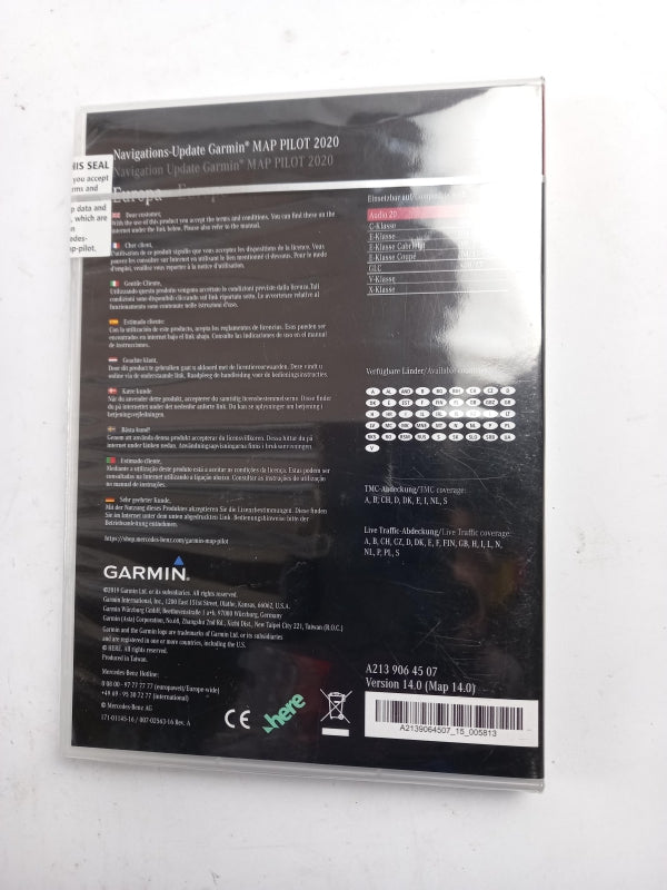 Original MERCEDES-BENZ SD-Karte Garmin Map Pilot 2020 Europa A2139064507