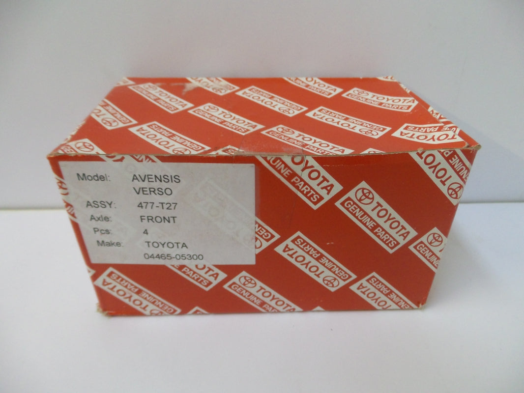 Original TOYOTA Avensis '08-'18 Verso '09-'17 Bremsbeläge vorne 0446505300
