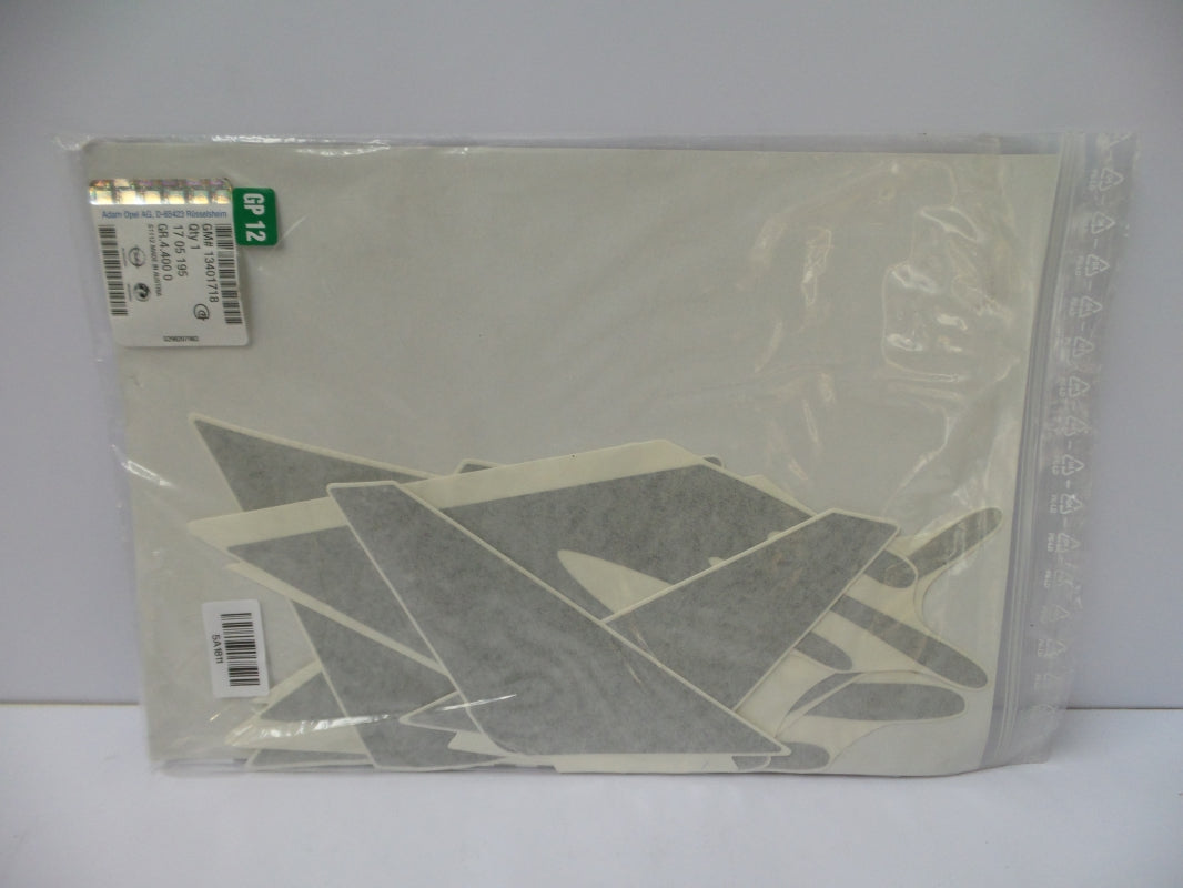 Original OPEL Adam Aufkleber Set Rückseite & Frontflügels carbon flash 13401718