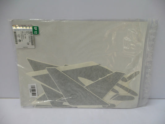 Original OPEL Adam Aufkleber Set Rückseite & Frontflügels carbon flash 13401718