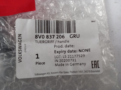 Original OE Volkswagen Türgriff 8V0837206GRU