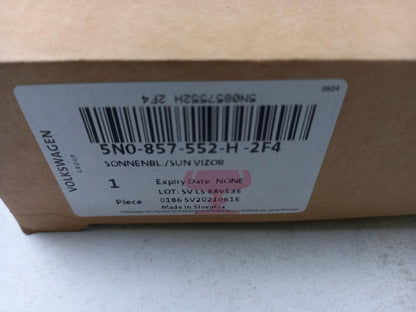 Original VW Tiguan I (5N) II (AD/BW) Sonnenblende Perlgrau Rechts 5N0857552H2F4