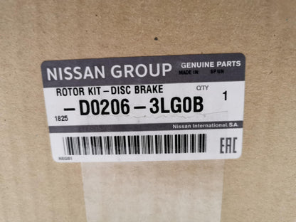 Original NISSAN NV200 Bremsscheibensatz (2 Stück) vorne D02063LG0B