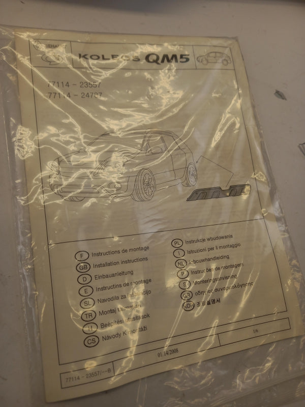 Original RENAULT Koleos RSM QM5 Unterfahrschutz hinten 7711423557