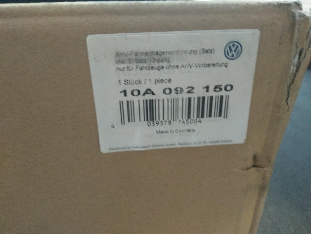 Original OE Volkswagen Anhängerkupplung 10A092150