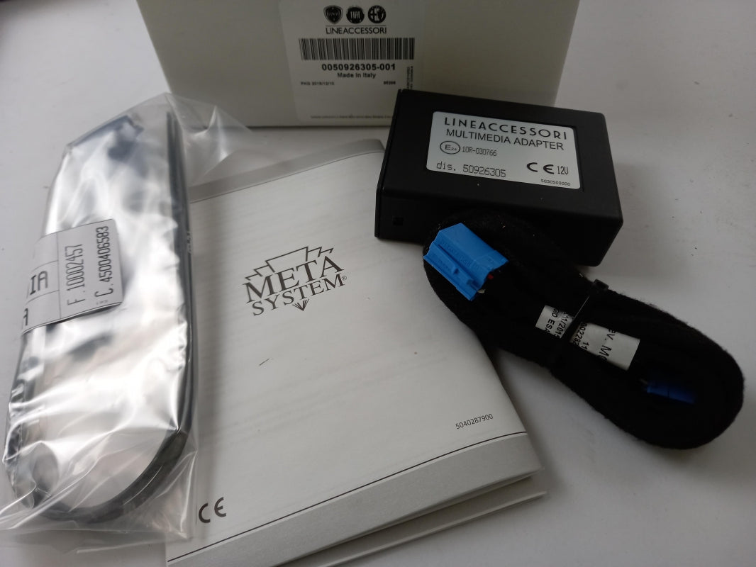 Original FIAT 500 15- Panda 12- without Blue&Me Multimedia Adapter AUX/USB 50926305 