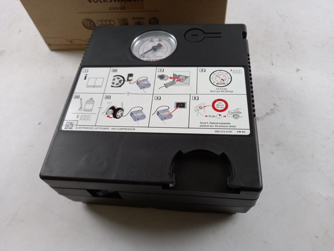 Original OE Volkswagen Reifendruck Kompressor 5N0012615F