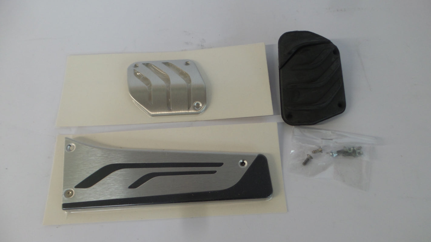 Original BMW viele Modelle Pedalauflagen Automatikgetriebe Edelstahl 35002232278