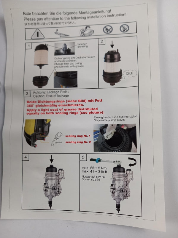 Original OE MERCEDES-BENZ Filterset A4710902755