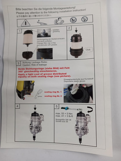 Original OE MERCEDES-BENZ Filterset A4710902755