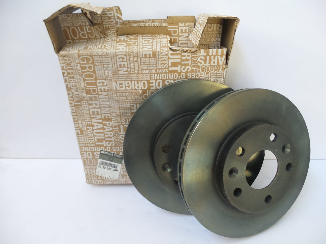 Original RENAULT DACIA Duster I Bremsscheibensatz (2 stück) vorne 402066300R