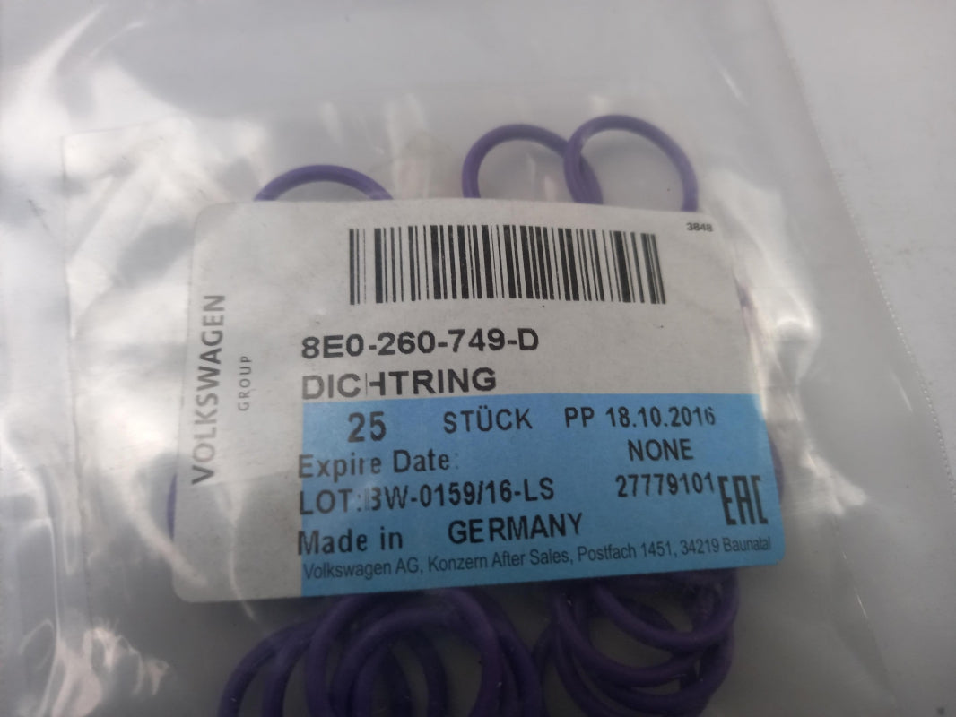 Original OE Volkswagen Dichtring 8E0260749D