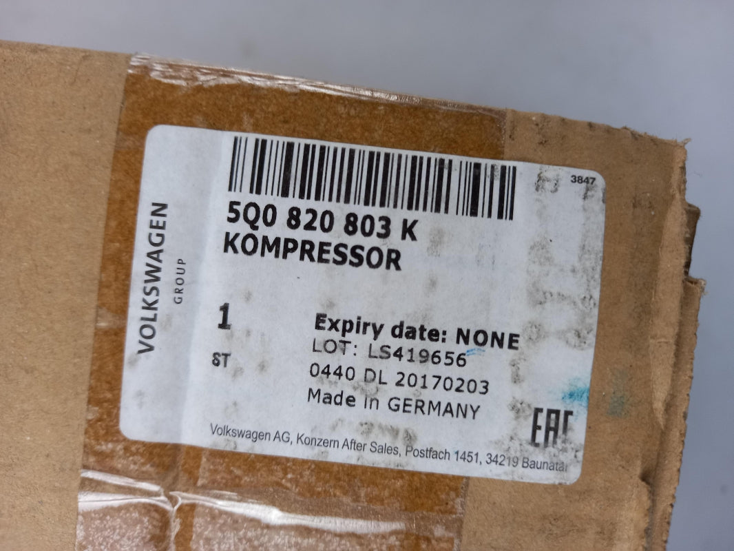 Original AUDI TT A3 VOLKSWAGEN Golf VII Polo Tiguan Klimakompressor 5Q0820803K