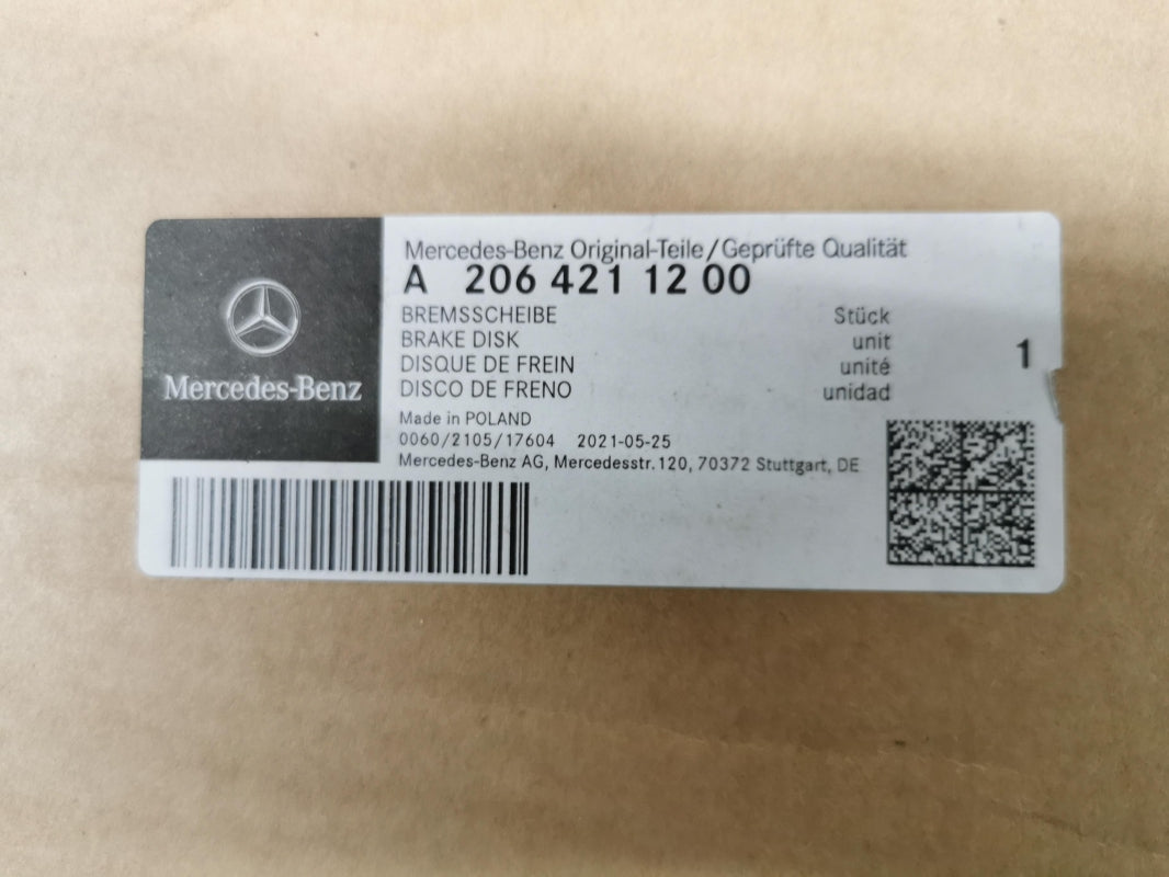 Original OE MERCEDES-BENZ Bremsscheibe (1 Stück) A2064211200