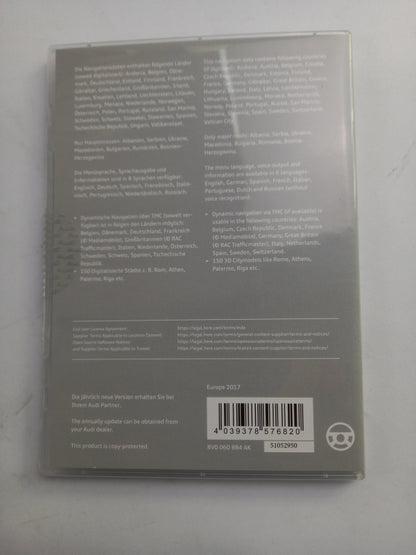 Original AUDI MMI Navigation plus Aktivierungscode Europa v.2017 8V0060884AK