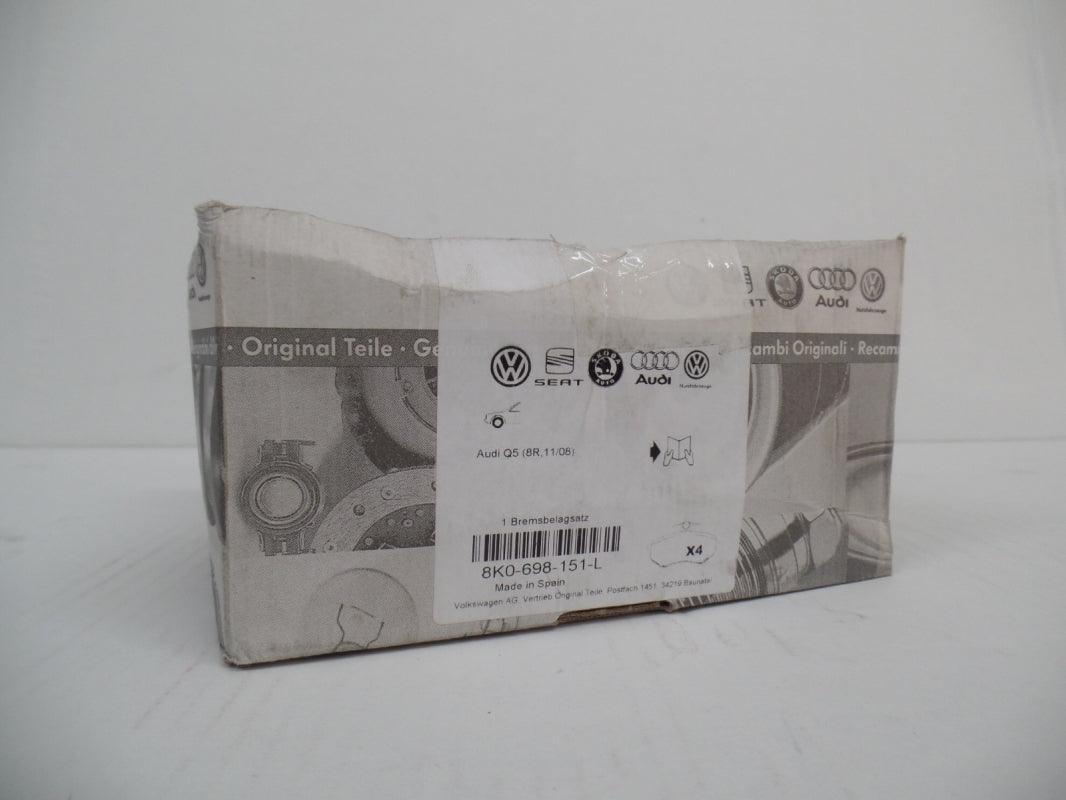 Original OE Volkswagen brake pads 8K0698151L 