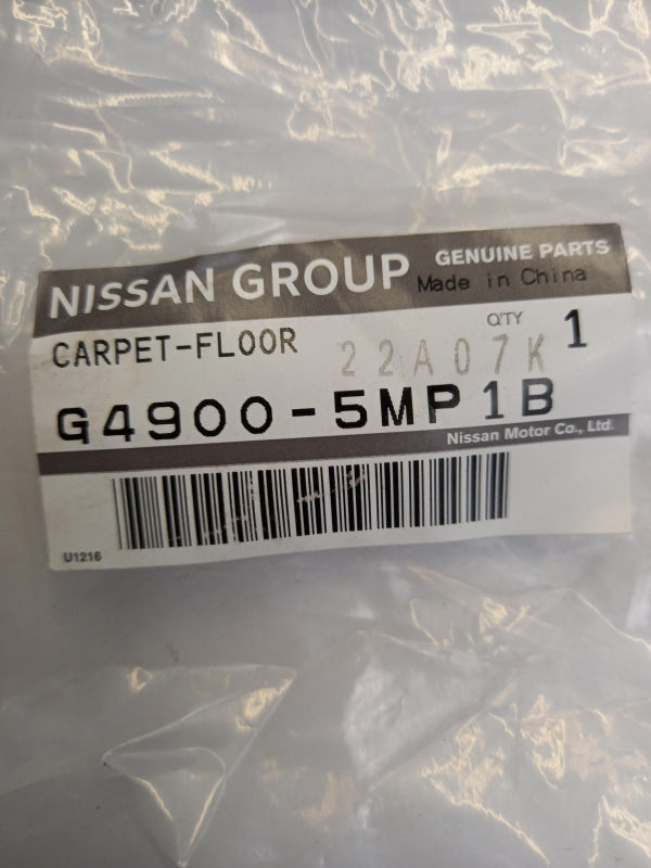 Original NISSAN Ariya Fußmatte LHD G49005MP1B
