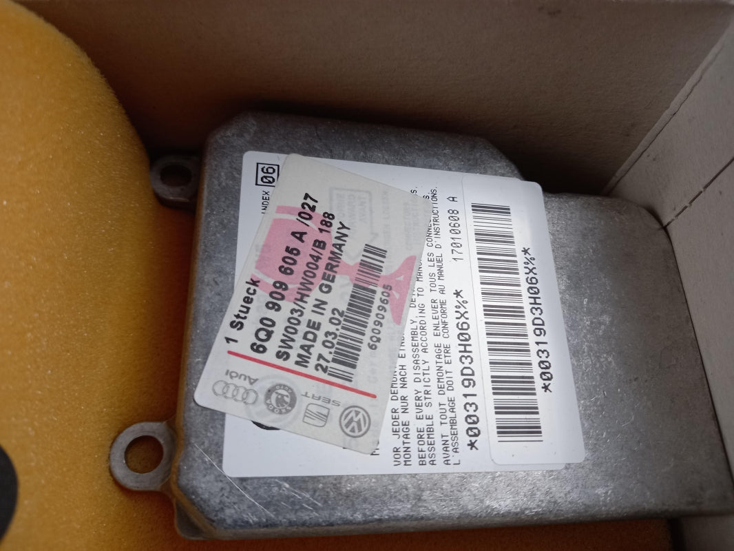Original OE Volkswagen Airbag Steuergerät 6Q0909605A027