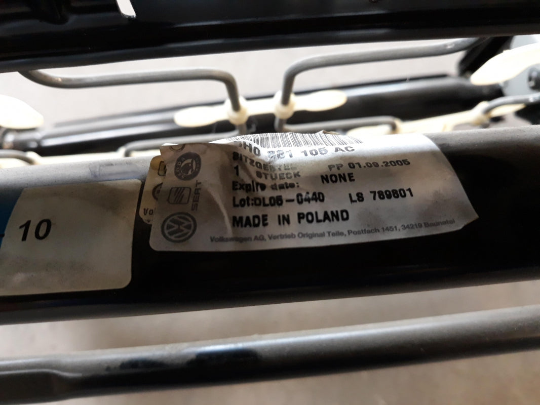 Original AUDI A4 (2003-2006) Rahmen mit Hohenverstellung Vorne Links 8H0881105AC