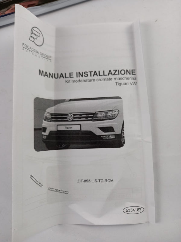 Original VW Tiguan 2016- Kühlergrill Zierleiste Satz Vorne Chrom ZIT853LISTCROM