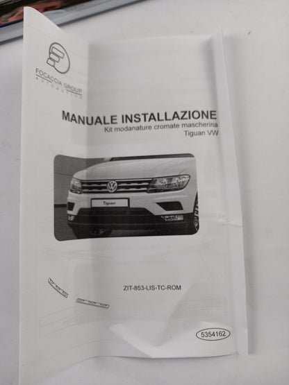 Original VW Tiguan 2016- Kühlergrill Zierleiste Satz Vorne Chrom ZIT853LISTCROM