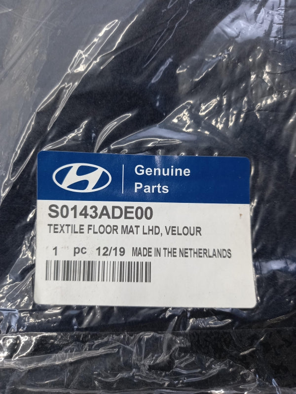Original HYUNDAI i30N Fußmattensatz Velours mit N Logo (4 Stück) S0143ADE00