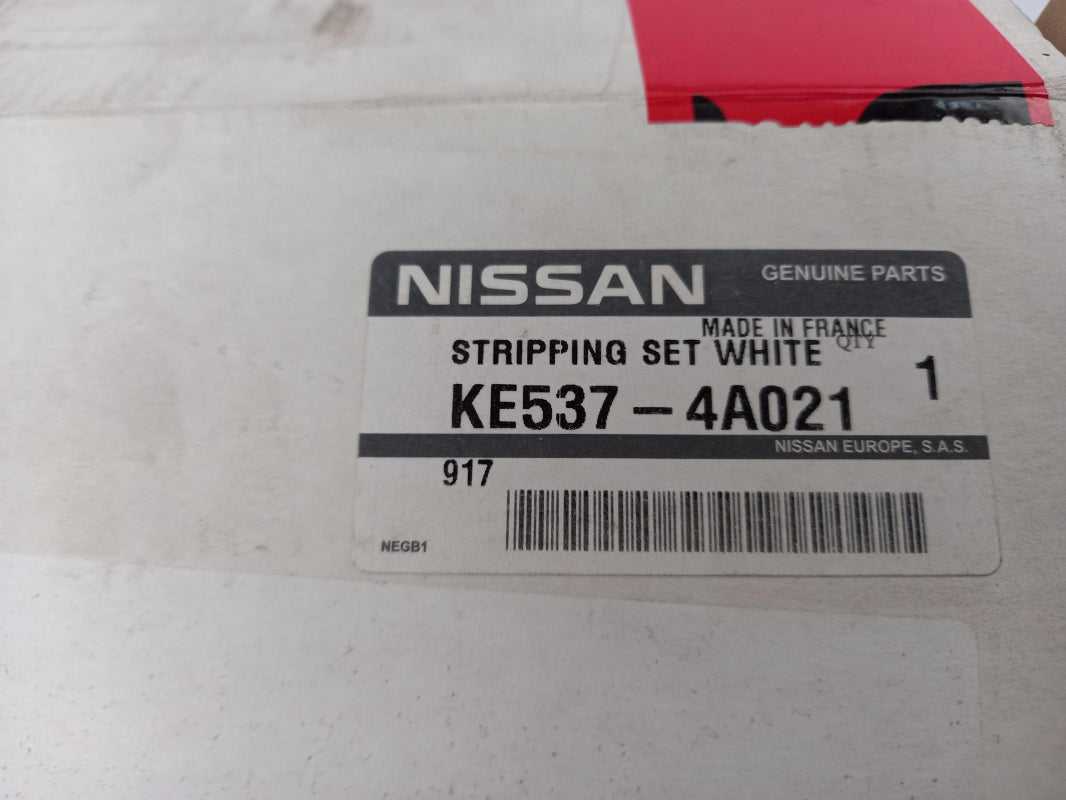 Original NISSAN Pixo 2009-2013 Streifen Satz In Weiß KE5374A021