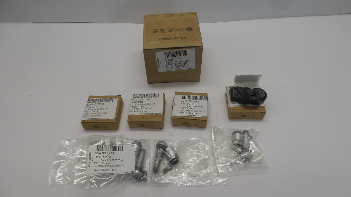 Original AUDI A6-A8 e-tron Q7 VW Arteon Touareg Reifendrucksensor Set 5Q0998270B