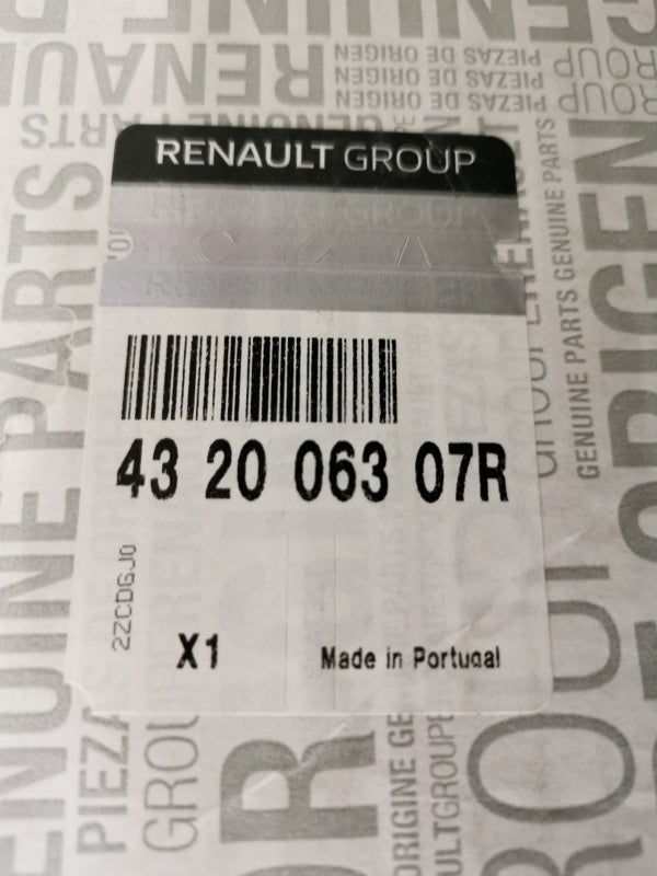 Original OE RENAULT Bremstrommel 432006307R
