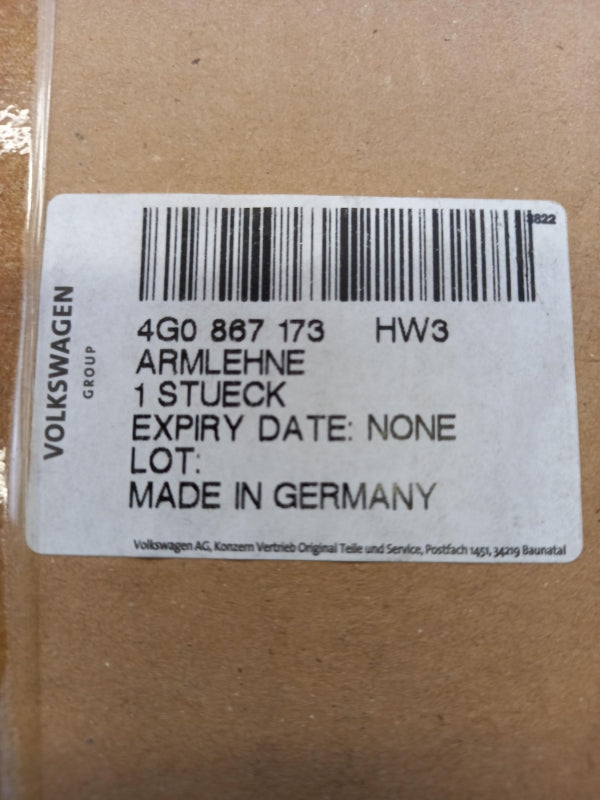 Original AUDI A6 4G Türarmlehne nussbraun vorne links 4G0867173HW3