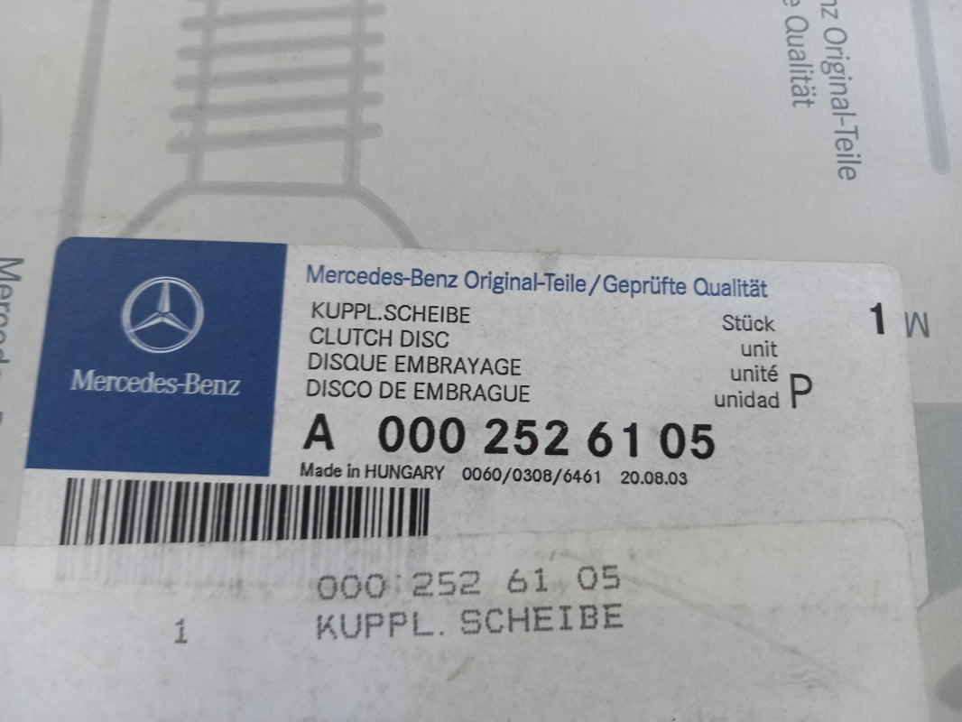 Original MERCEDES-BENZ W203 C203 W210 W638 W901-905 Kupplungsscheibe A0002526105