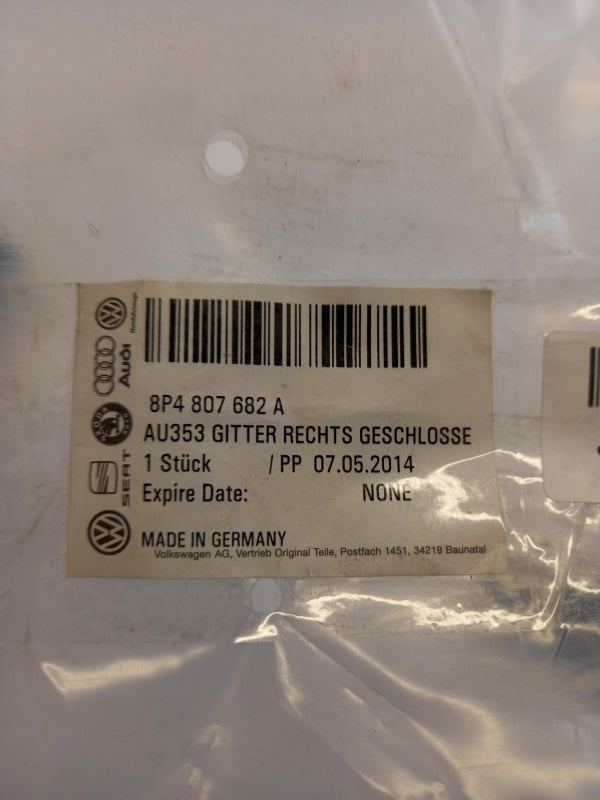 Original AUDI A3 Stoßfänger Lüftungsgitter rechts 8P4807682A