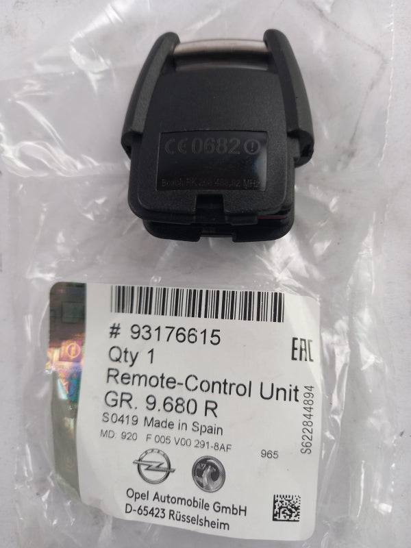 Original OE OPEL Funkfernbedienung 93176615