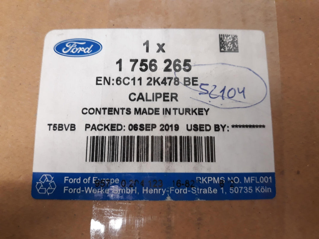 Original FORD Transit III (2006-2014) Hauptbremszylinder 1756265