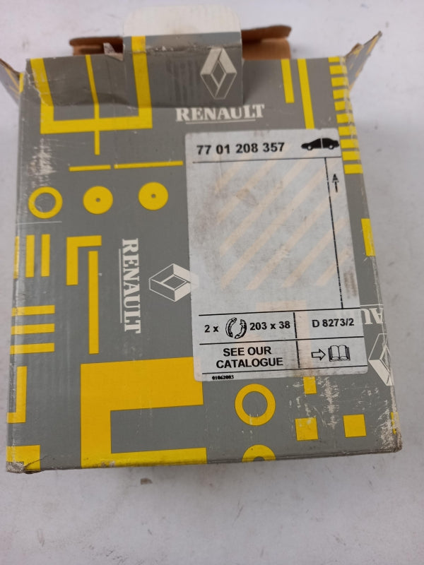 Original RENAULT Clio III Modus Bremsbacken Satz Trommelbremse hinten 7701208357