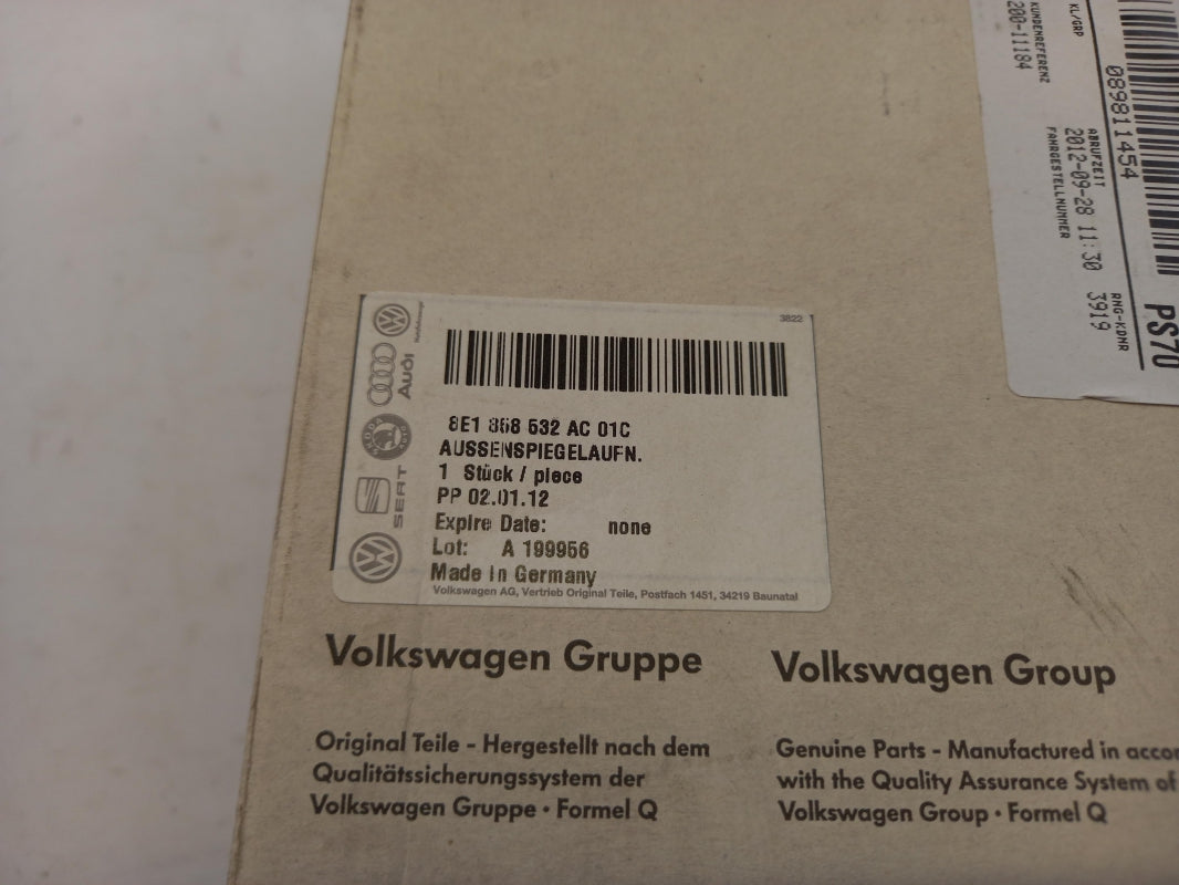 Original AUDI A4 II (2001-2004) Außenspiegel Rückspiegel Rechts 8E1858532AC01C
