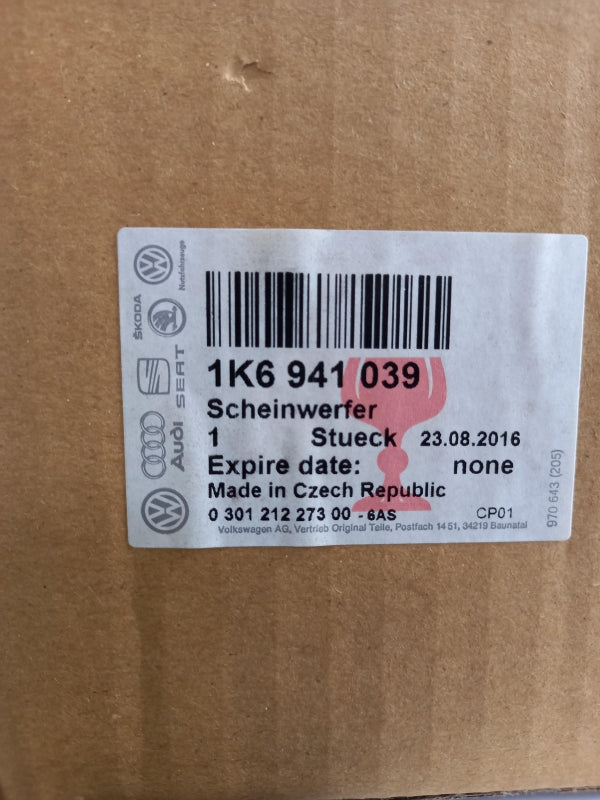 Original OE Volkswagen Scheinwerfer 1K6941039