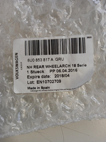 Original OE Volkswagen Kotflügel Zierleiste 8U0853817AGRU