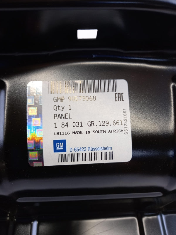 Original OE OPEL Heckblech 90579068