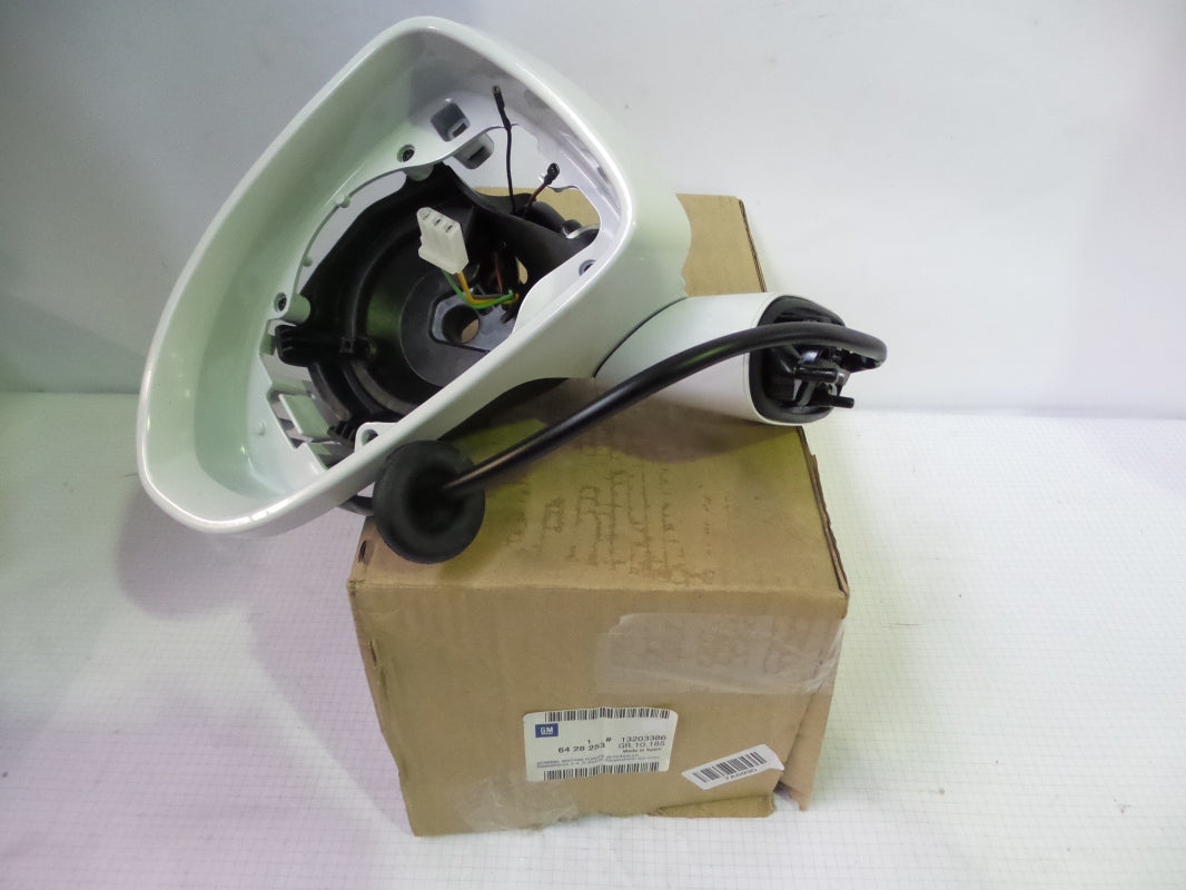 Original OPEL Corsa-D Außenspiegel ohne Motor und Glass links grundiert 13203386