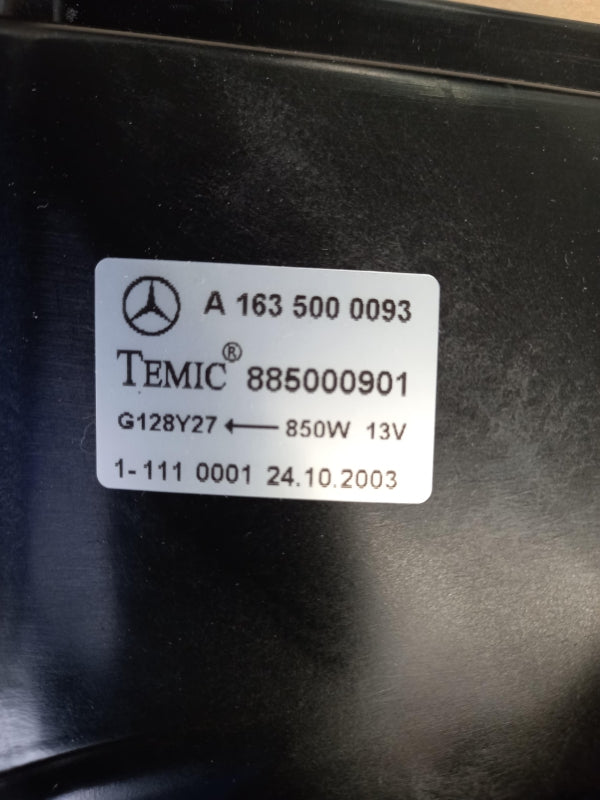 Original OE MERCEDES-BENZ Motorkühlung Lüfter A1635000093