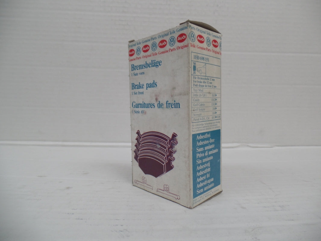 Original OE Volkswagen Bremsbeläge 1H0698151