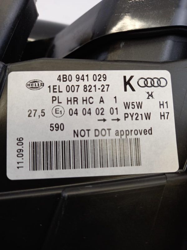 Original AUDI A6 II (1998-2001) Frontscheinwerfer Scheinwerfer Links 4B0941029K