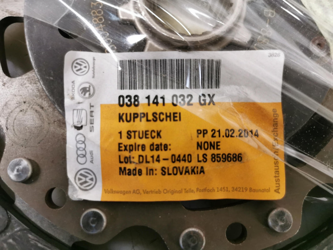 Original AUDI A1 A3 VW Golf Polo SKODA Octavia G0K Kupplungsscheibe 038141032GX