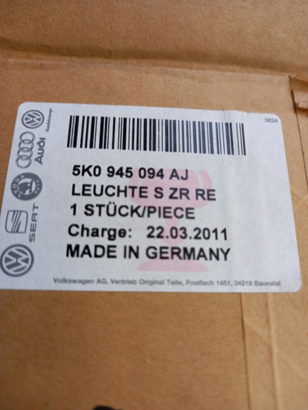 Original VW Golf VI 2009-2013 Rückleuchte Heckleuchte Innen Rechts 5K0945094AJ