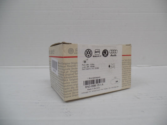 Original OE Volkswagen Bremsbeläge 6N0698151A