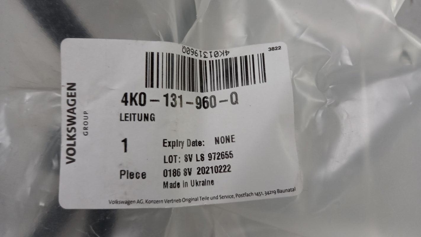 Original AUDI A6 4A A7 4K Transferleitung für Reduktionsmittel 4K0131960Q